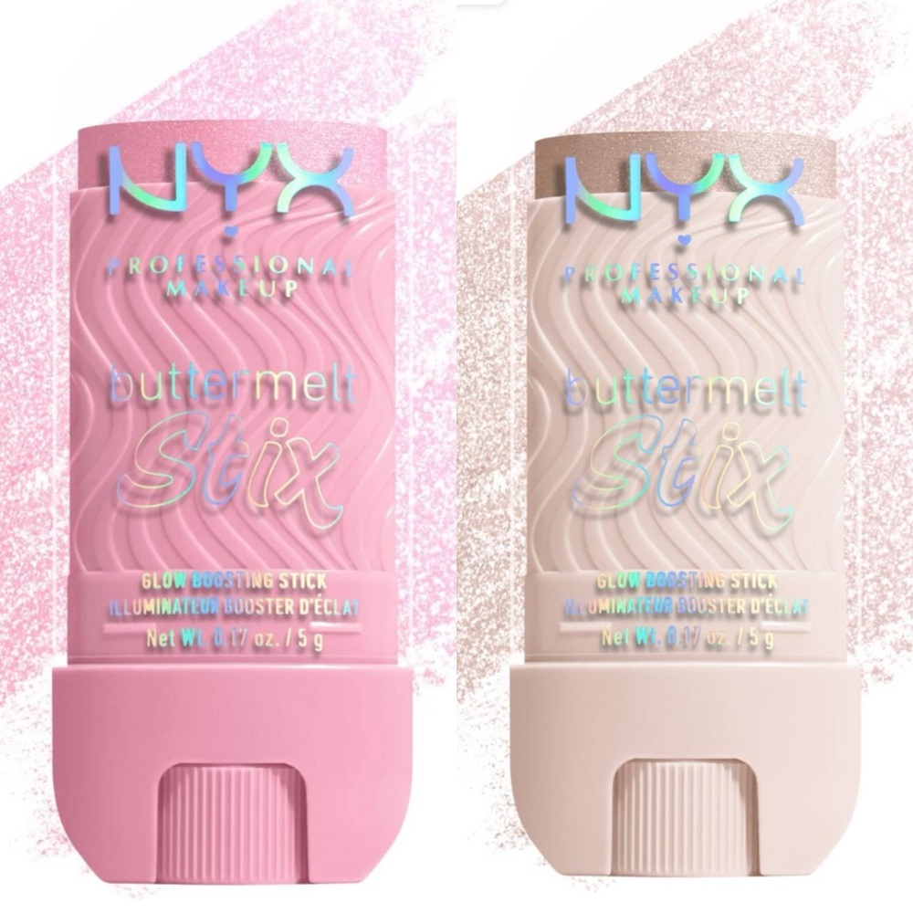 NYX Buttermelt Stix Duo Highlighter Blush stick 2for1